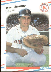 1988 Fleer Baseball Cards      357     John Marzano